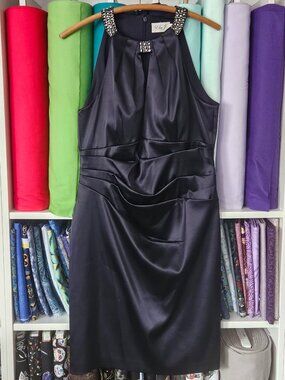 Eliza J Halter Neck Cocktail Dress